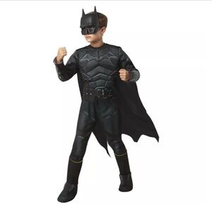 Kids Black Superhero Costume